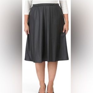 Ava James Vegan leather skirt